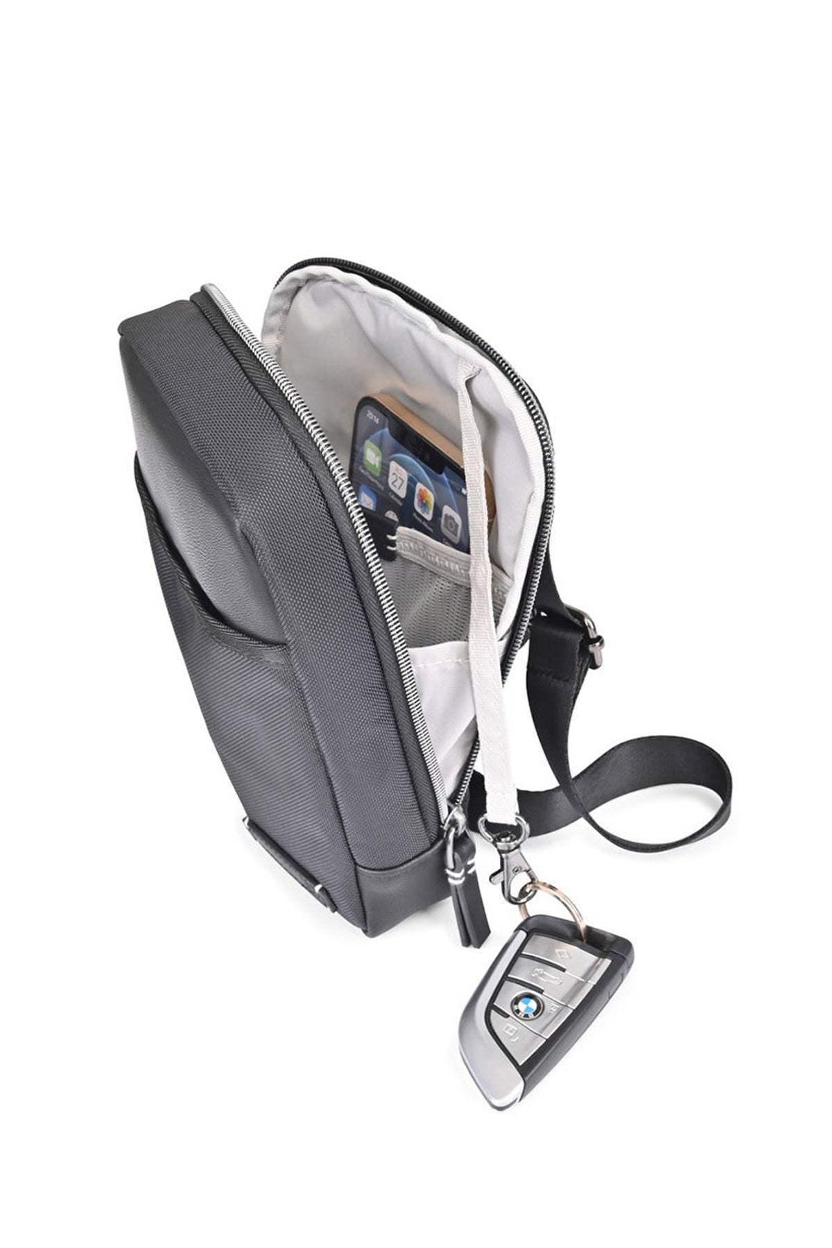 Travis & Wells Lennox Custom Crossbody, Black