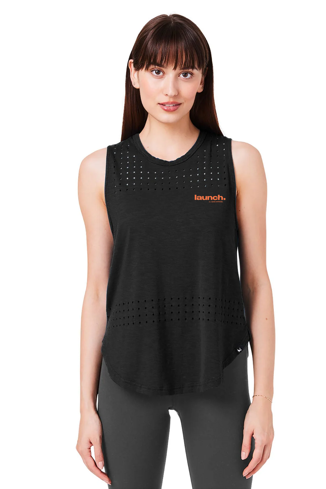 Glyder Ladies Lumasof Mood Tank, Black [Launch]