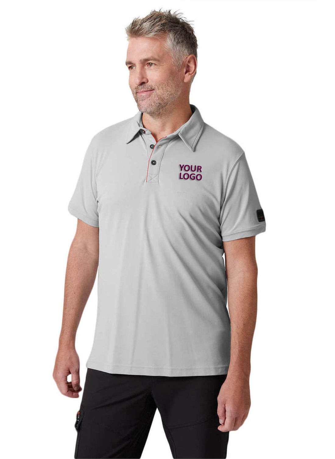 Helly Hansen Kensington Tech Polo, Mid Grey