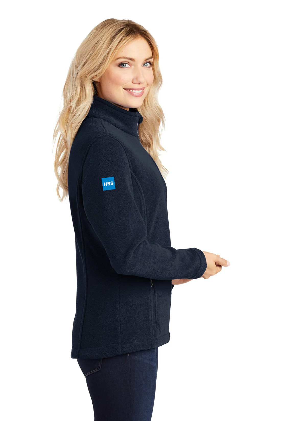 Port Authority Ladies Value Fleece Customized Jackets, True Navy [HSS]