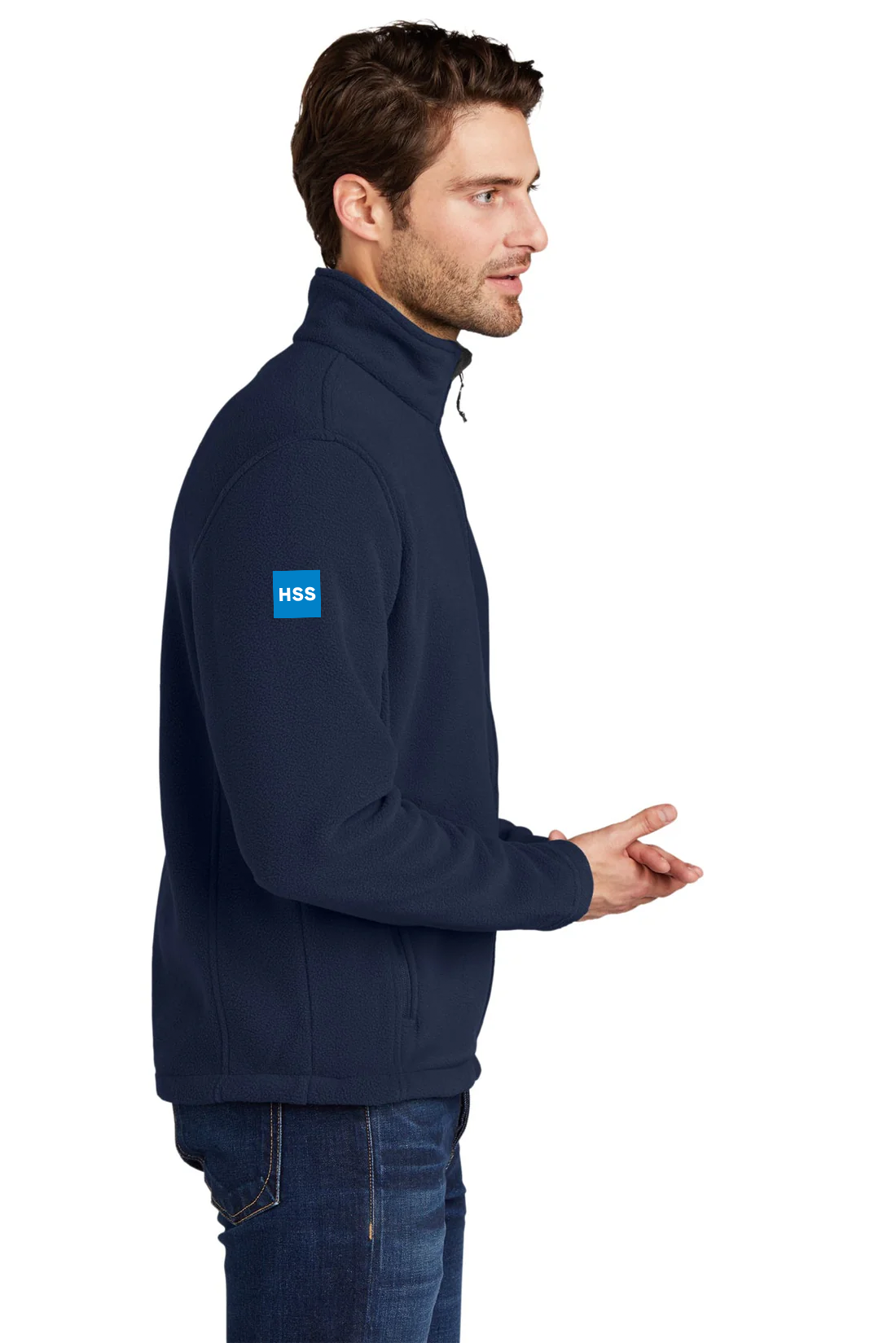 Port Authority Value Fleece Customized Jackets, True Navy [HSS]