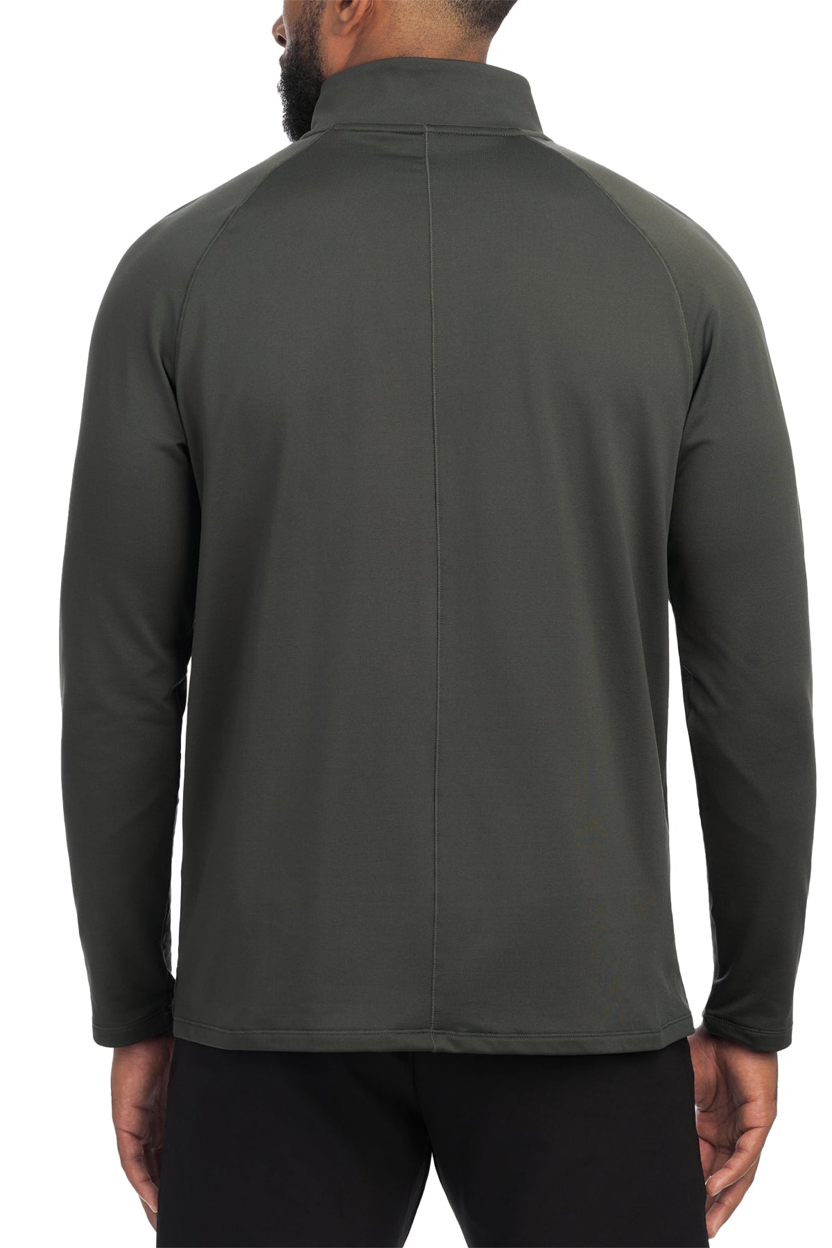 UNRL Interlock Custom Quarter Zips, Pine