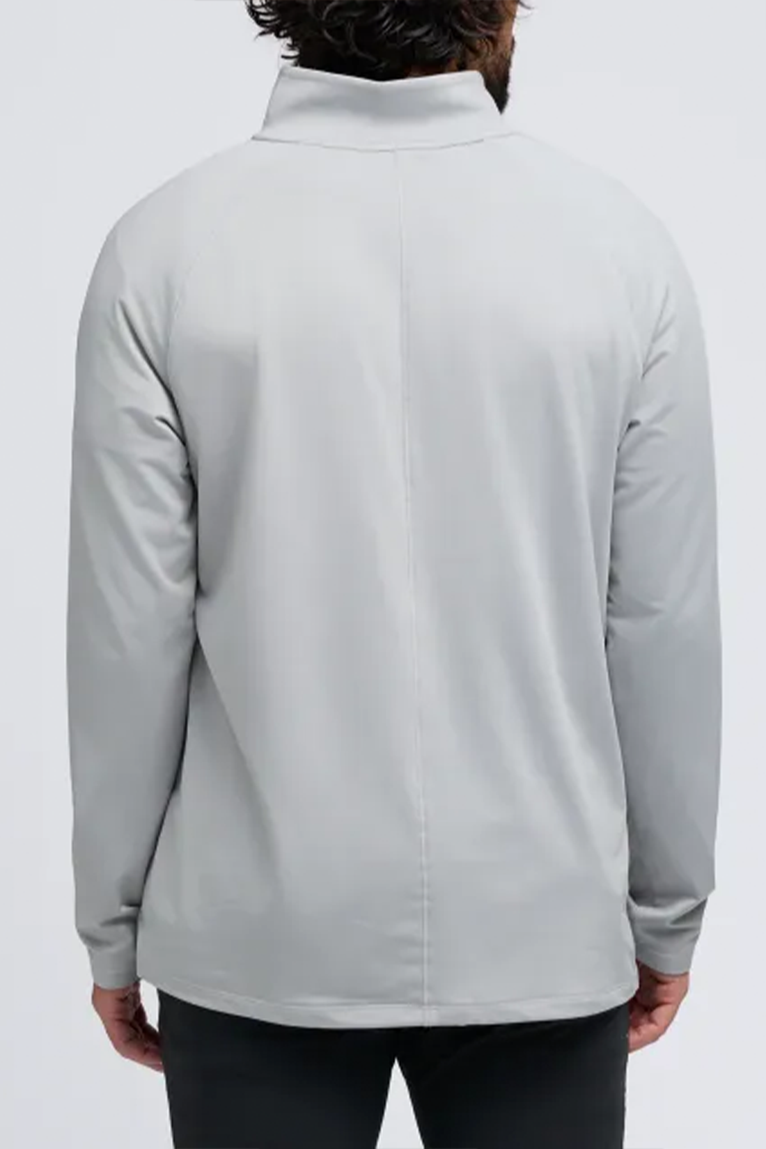 UNRL Interlock Custom Quarter Zips, Core Gray