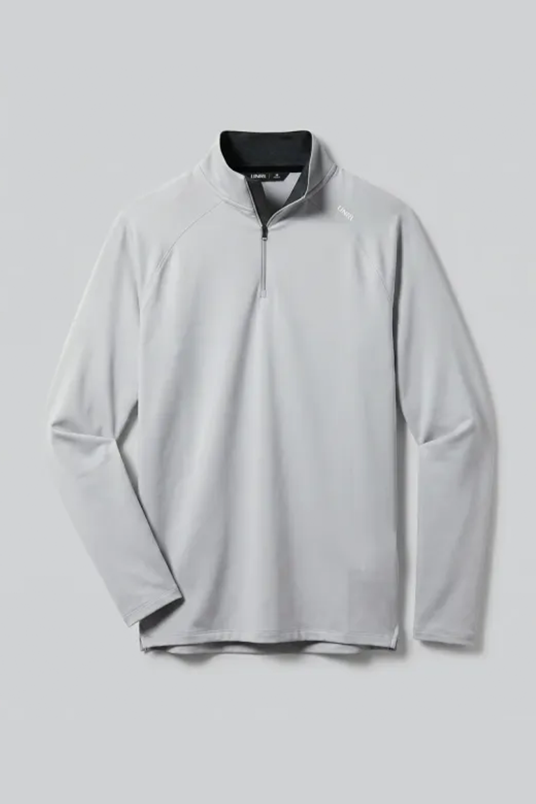 UNRL Interlock Custom Quarter Zips, Core Gray