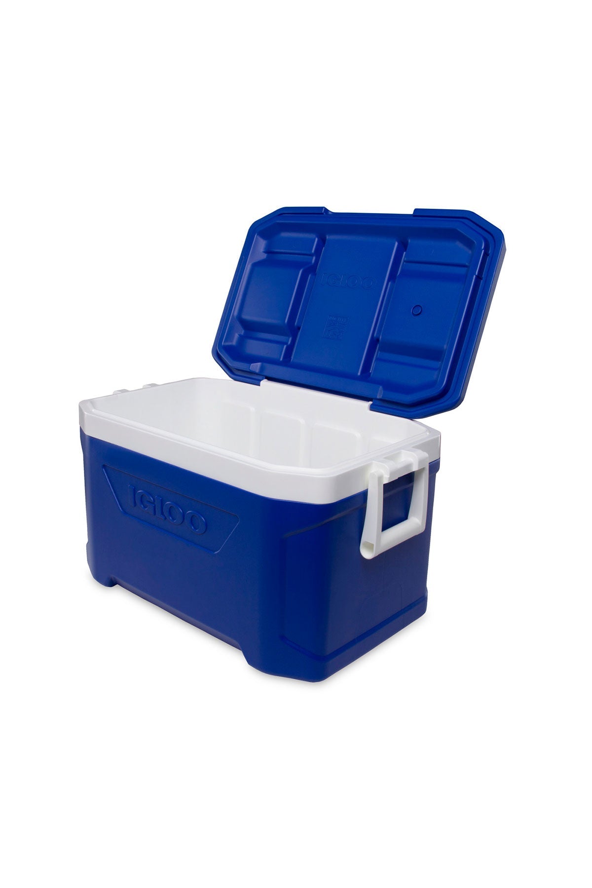 Igloo Profile 50 Qt Custom Coolers, White-Majestic Blue
