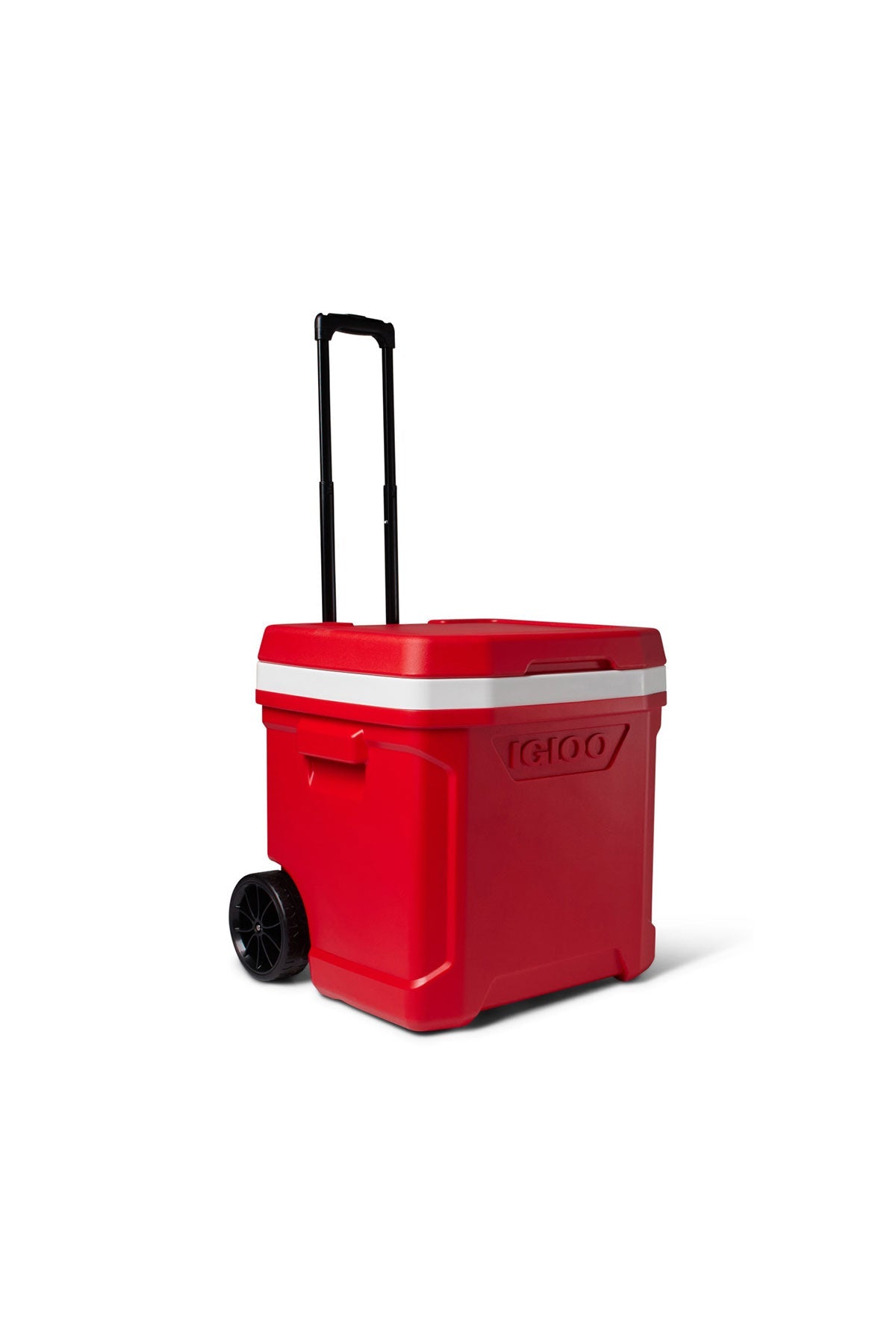 Igloo Profile 60 Qt Roller Custom Coolers, White-Red Star