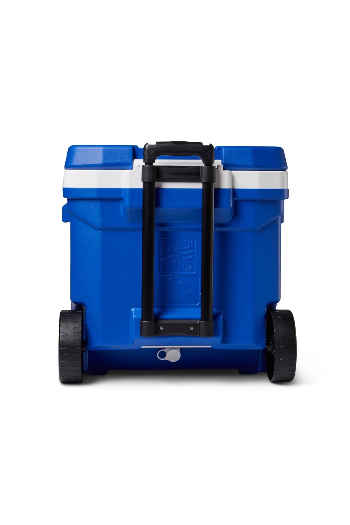 Igloo Profile 60 Qt Roller Custom Coolers, White-Majestic Blue