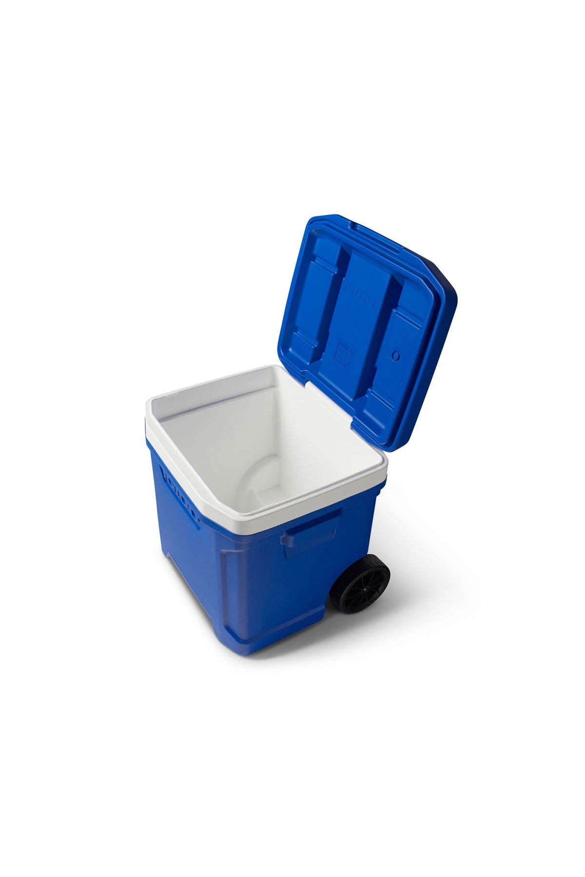 Igloo Profile 60 Qt Roller Custom Coolers, White-Majestic Blue