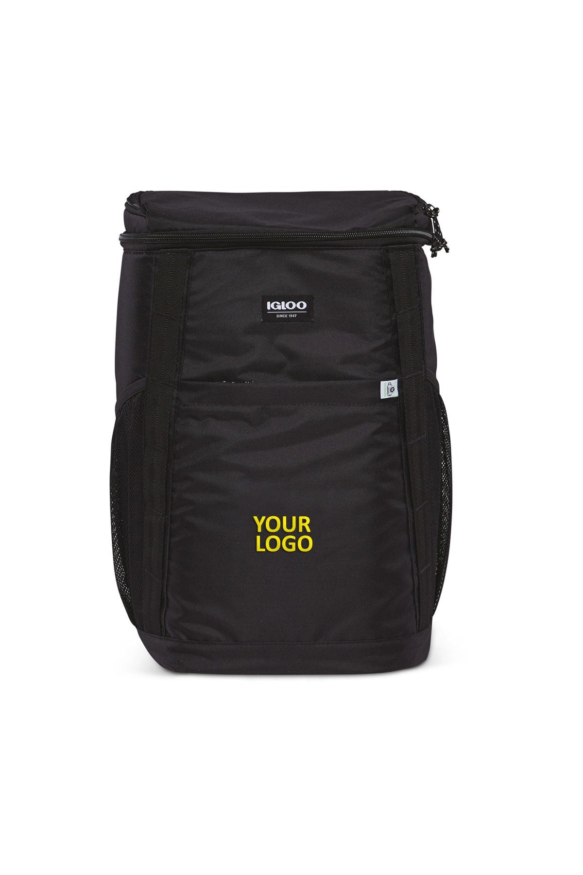 Igloo REPREVE 36 Can Backpack Custom Cooler, Black
