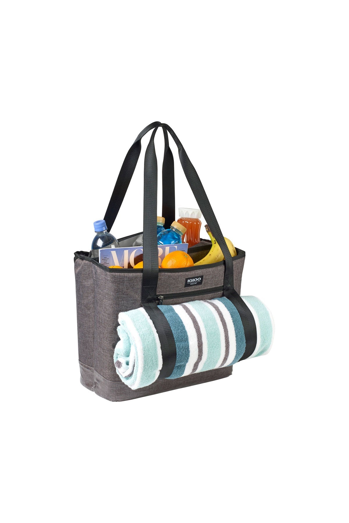 Igloo Daytripper Dual Compartment Tote Custom Cooler, Heather Gray