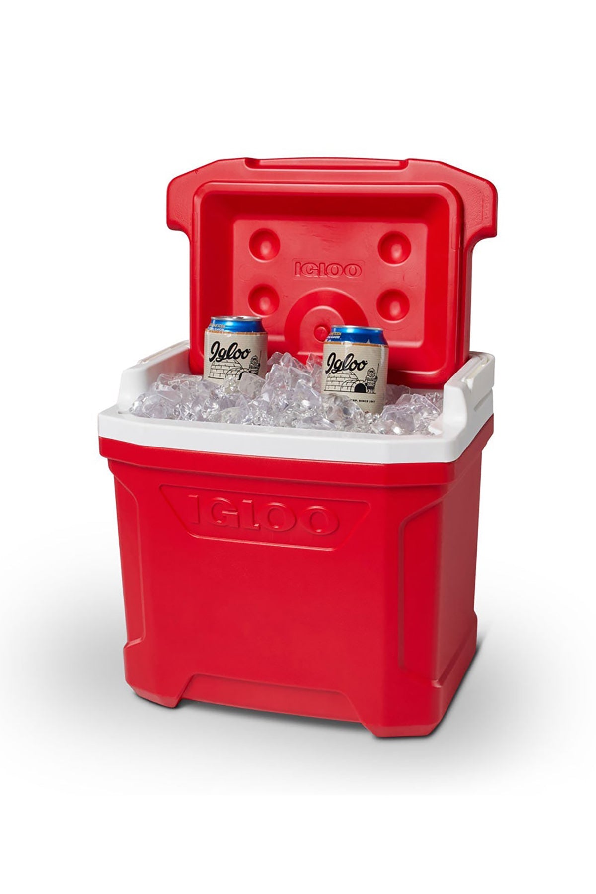 Igloo Profile 16 Qt Custom Coolers, White-Red Star