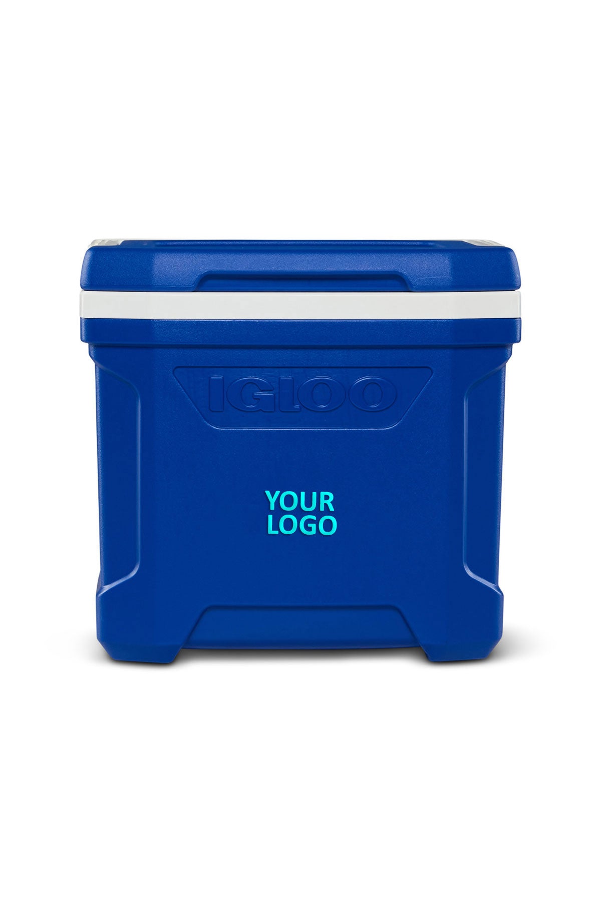 Igloo Profile 16 Qt Custom Coolers, White-Majestic Blue