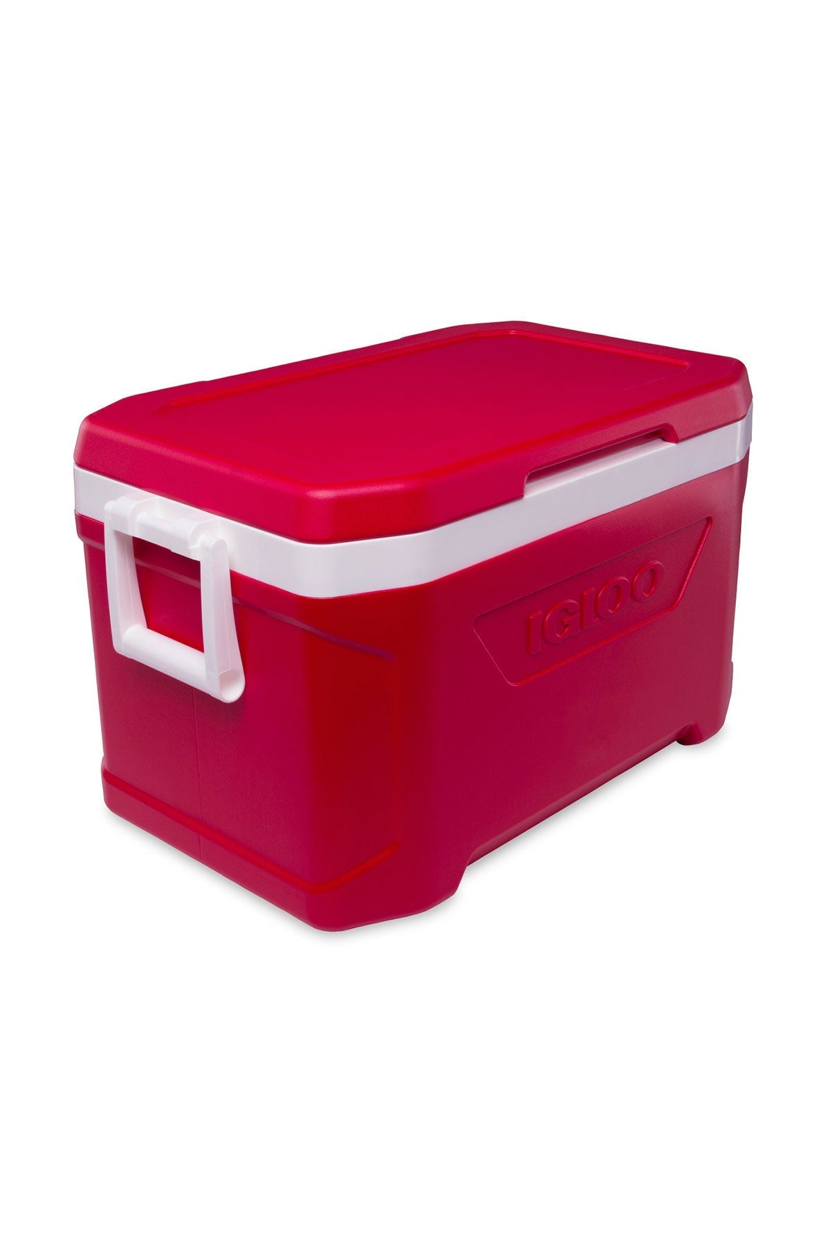 Igloo Profile 50 Qt Custom Coolers, White-Red Star