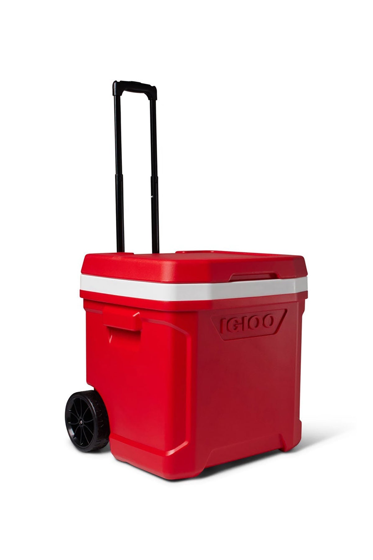 Igloo Profile 60 Qt Roller Custom Coolers, White-Red Star