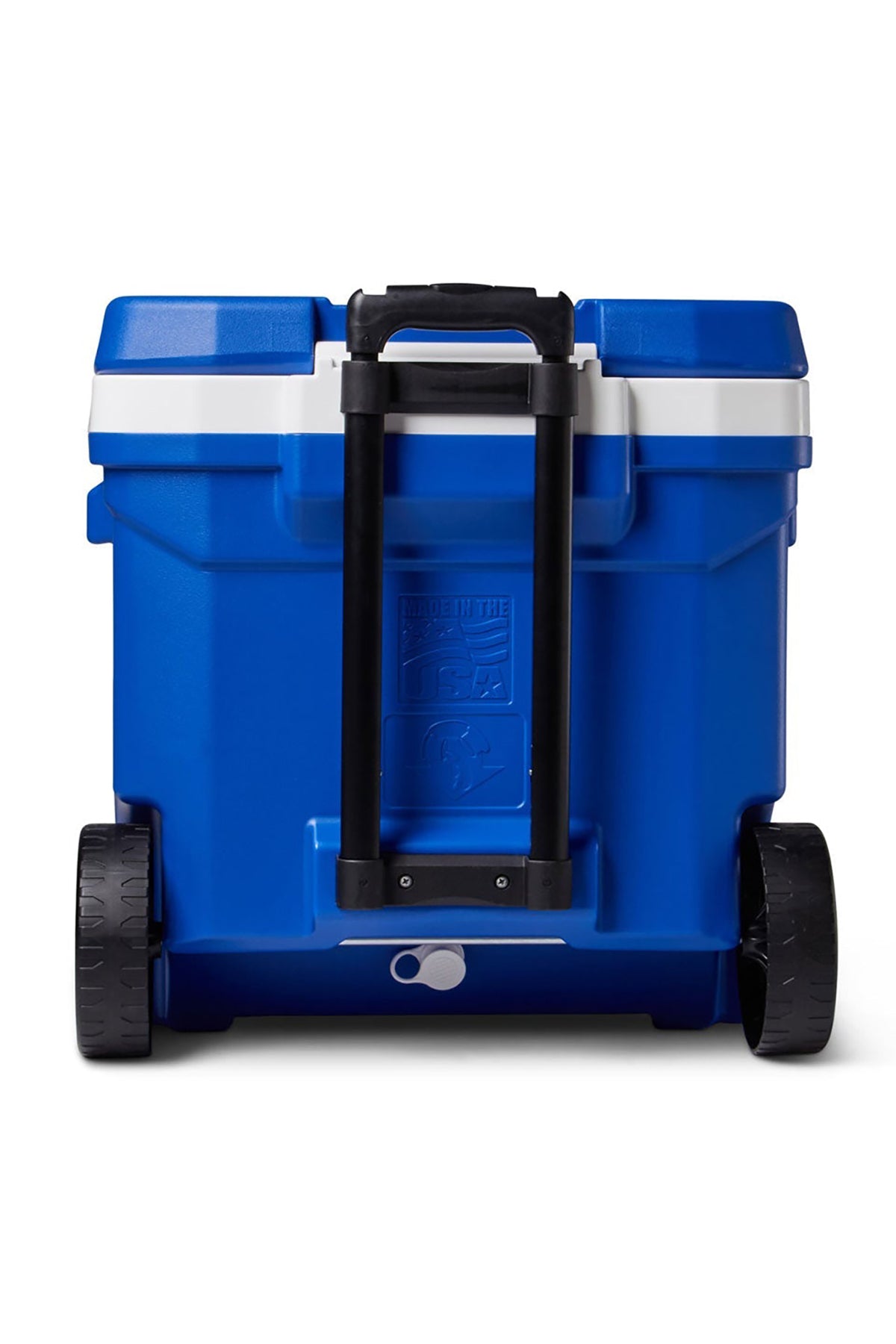 Igloo Profile 60 Qt Roller Custom Coolers, White-Majestic Blue