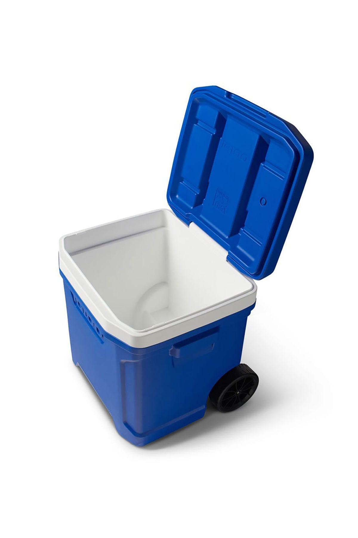 Igloo Profile 60 Qt Roller Custom Coolers, White-Majestic Blue