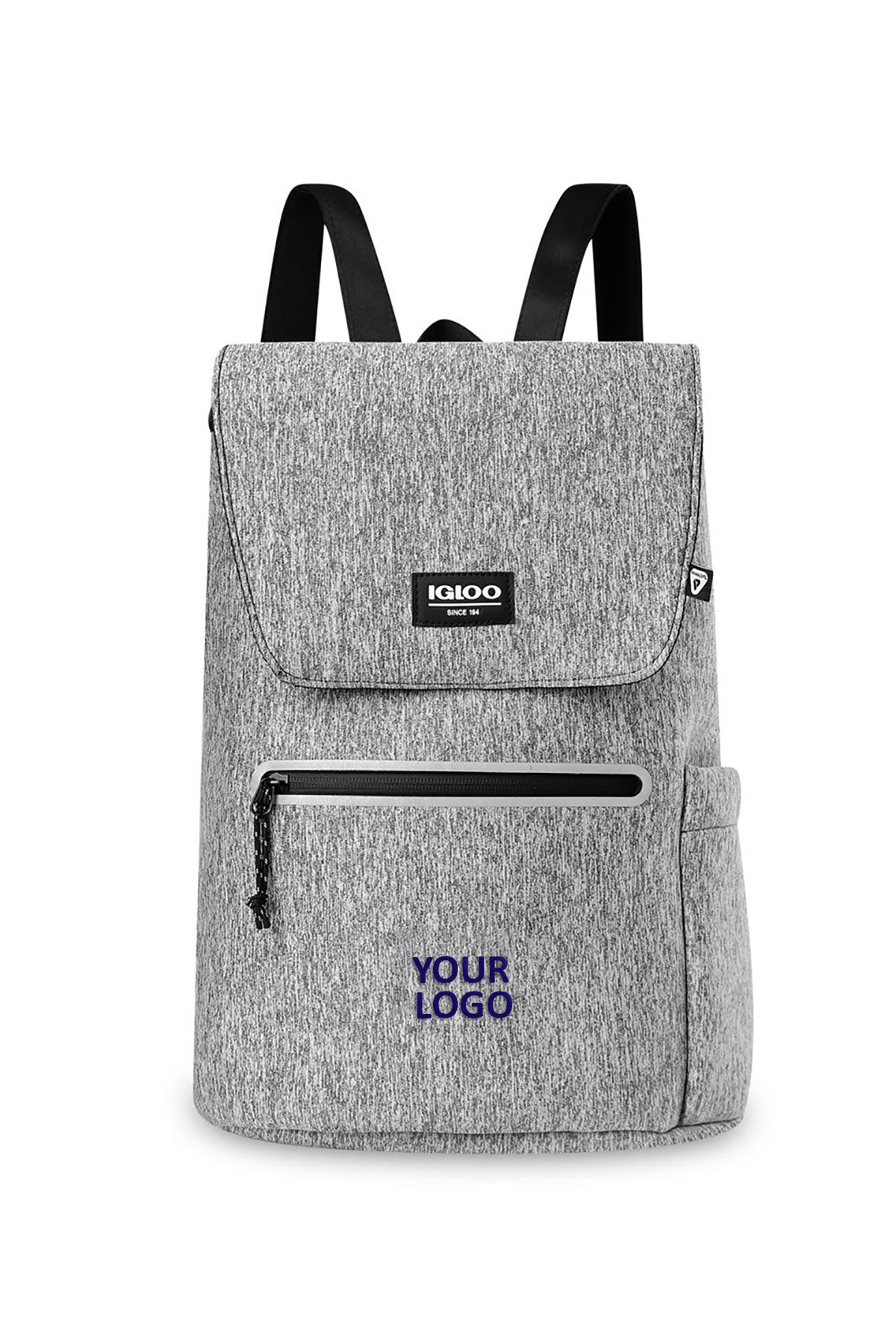 Igloo Moxie Cinch Backpack Custom Cooler, Heather Gray