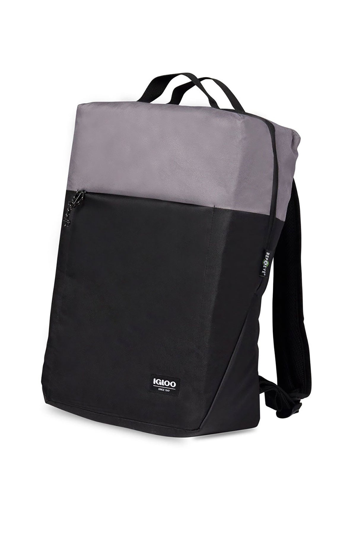 Igloo Fundamentals Lotus Custom Backpack Cooler, Black-Dark Grey