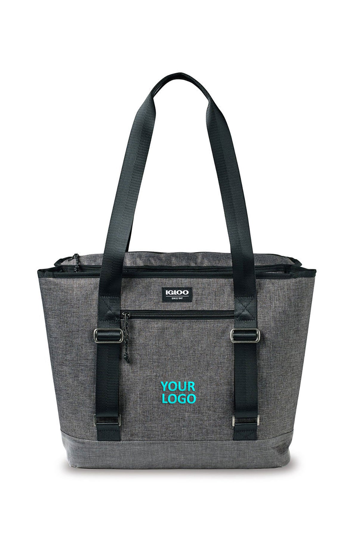 Igloo Daytripper Dual Compartment Tote Custom Cooler, Heather Gray