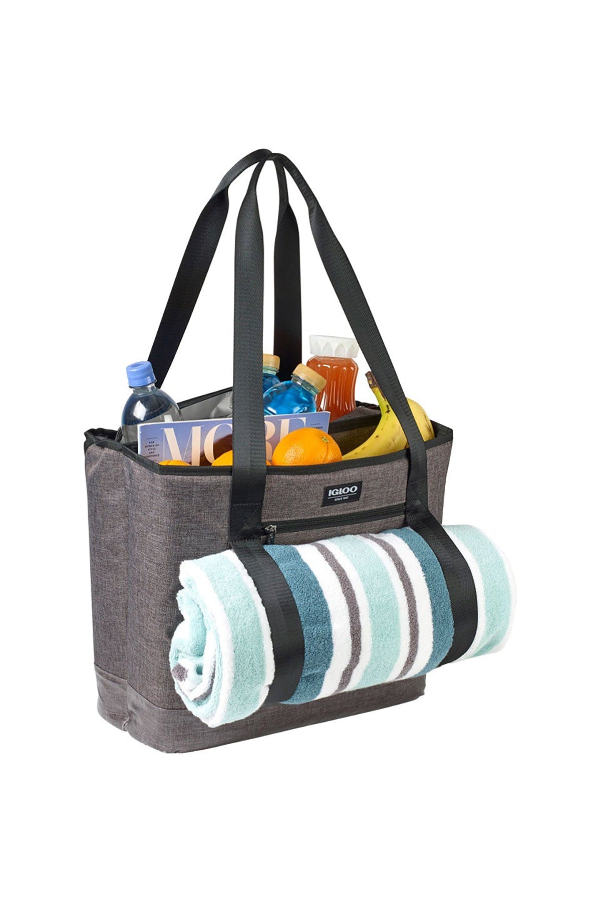 Igloo Daytripper Dual Compartment Tote Custom Cooler, Heather Gray