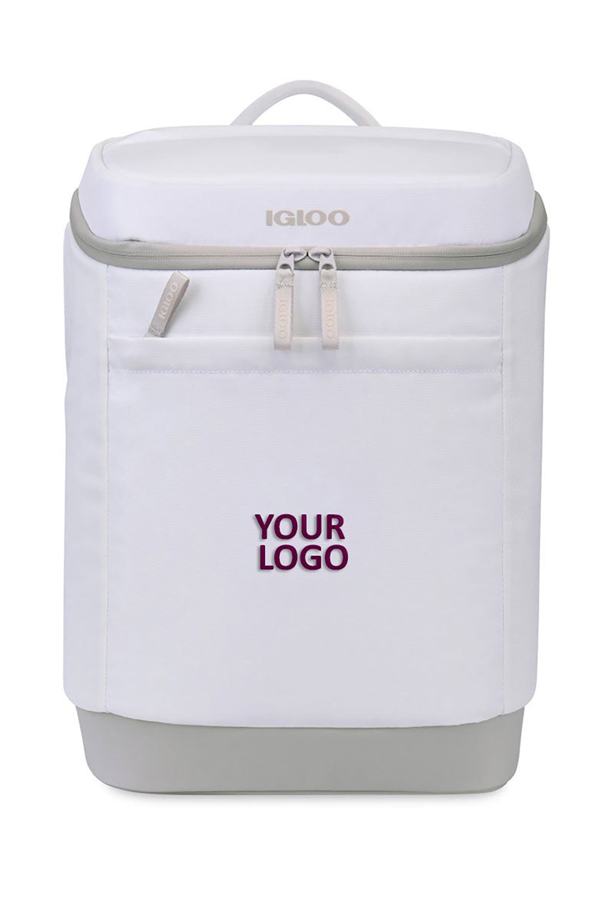 Igloo Day Chiller Backpack 24 Can Soft Custom Coolers, Cloud White