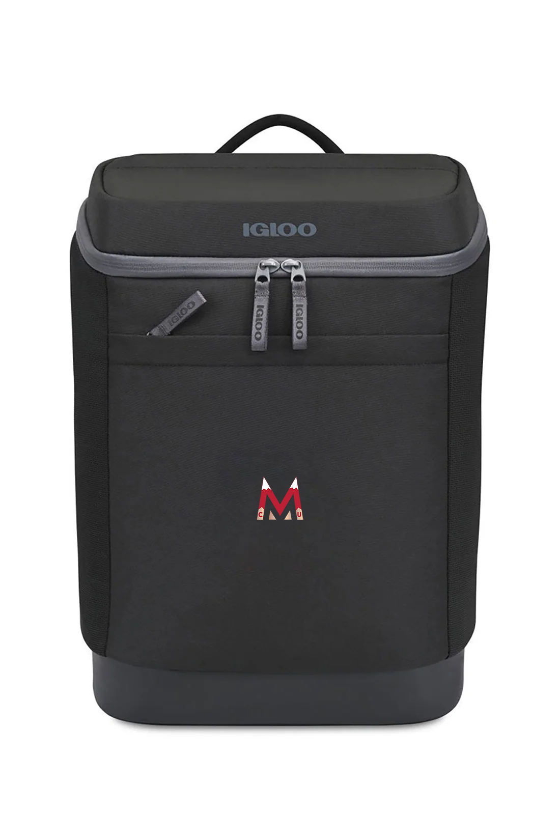 Igloo Day Chiller Backpack 24 Can Soft Cooler, Black [Milford Mining Company Utah]