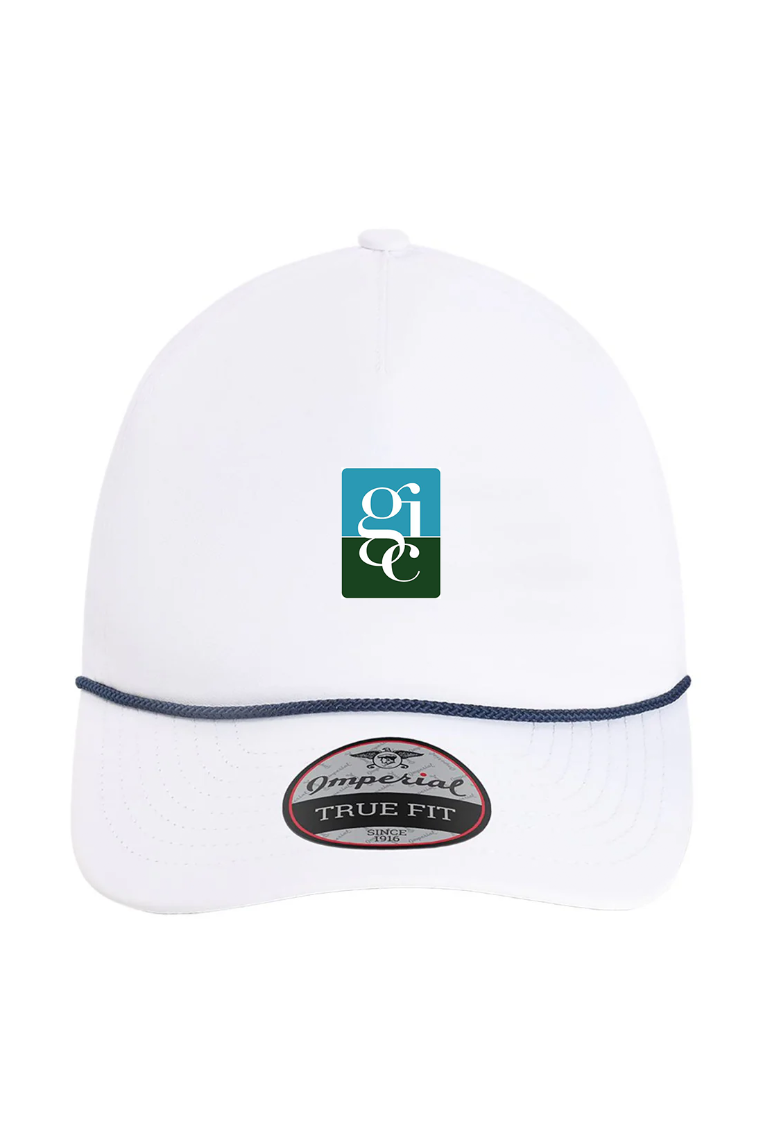 Imperial The Harrison Cap, White/ Navy [Gershman Investment Corp.]