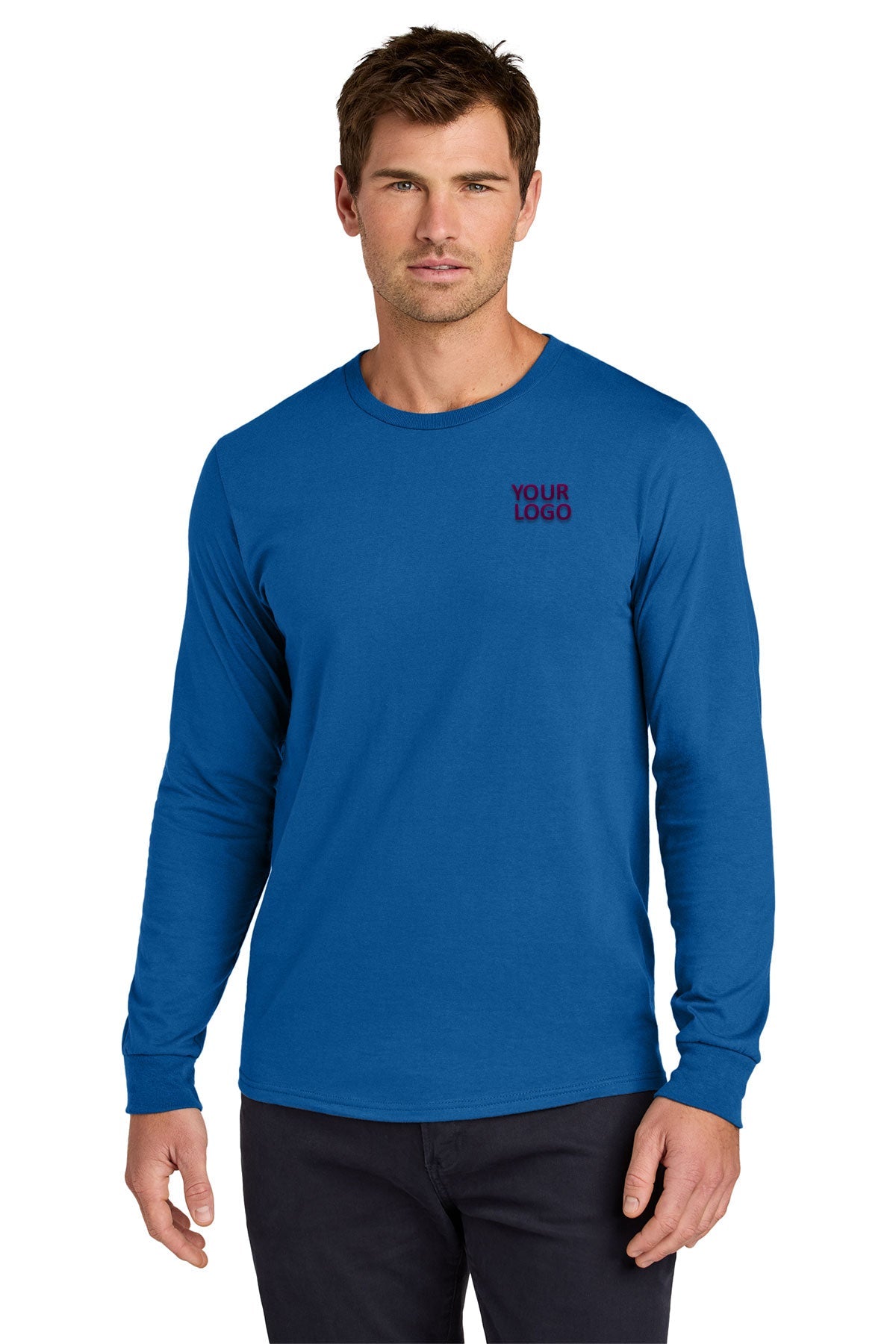 Jerzees Classics Unisex Cotton Long Sleeve Custom T-Shirts, Royal