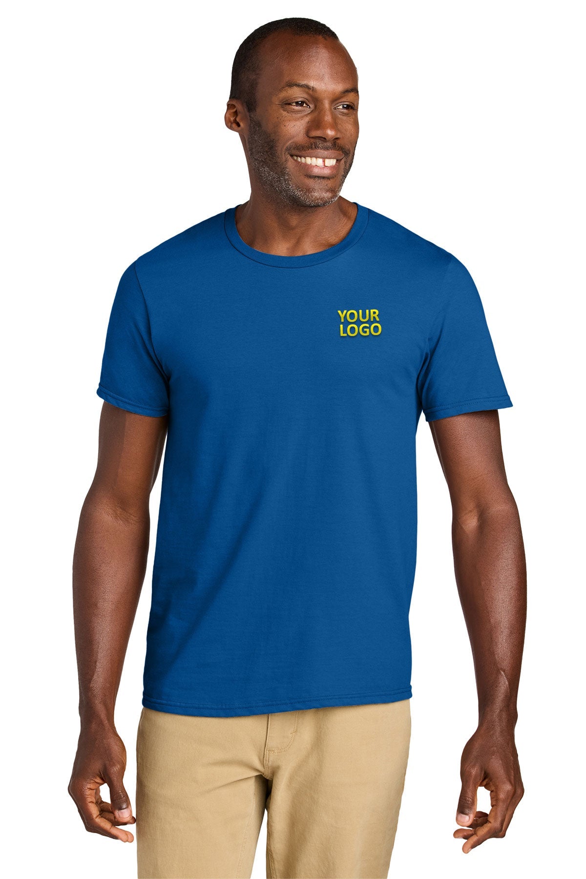 Jerzees Classics Unisex Cotton Custom T-Shirts, Royal