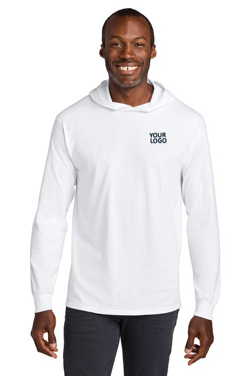 Jerzees Classics Unisex Cotton Long Sleeve Custom T-Shirts, White