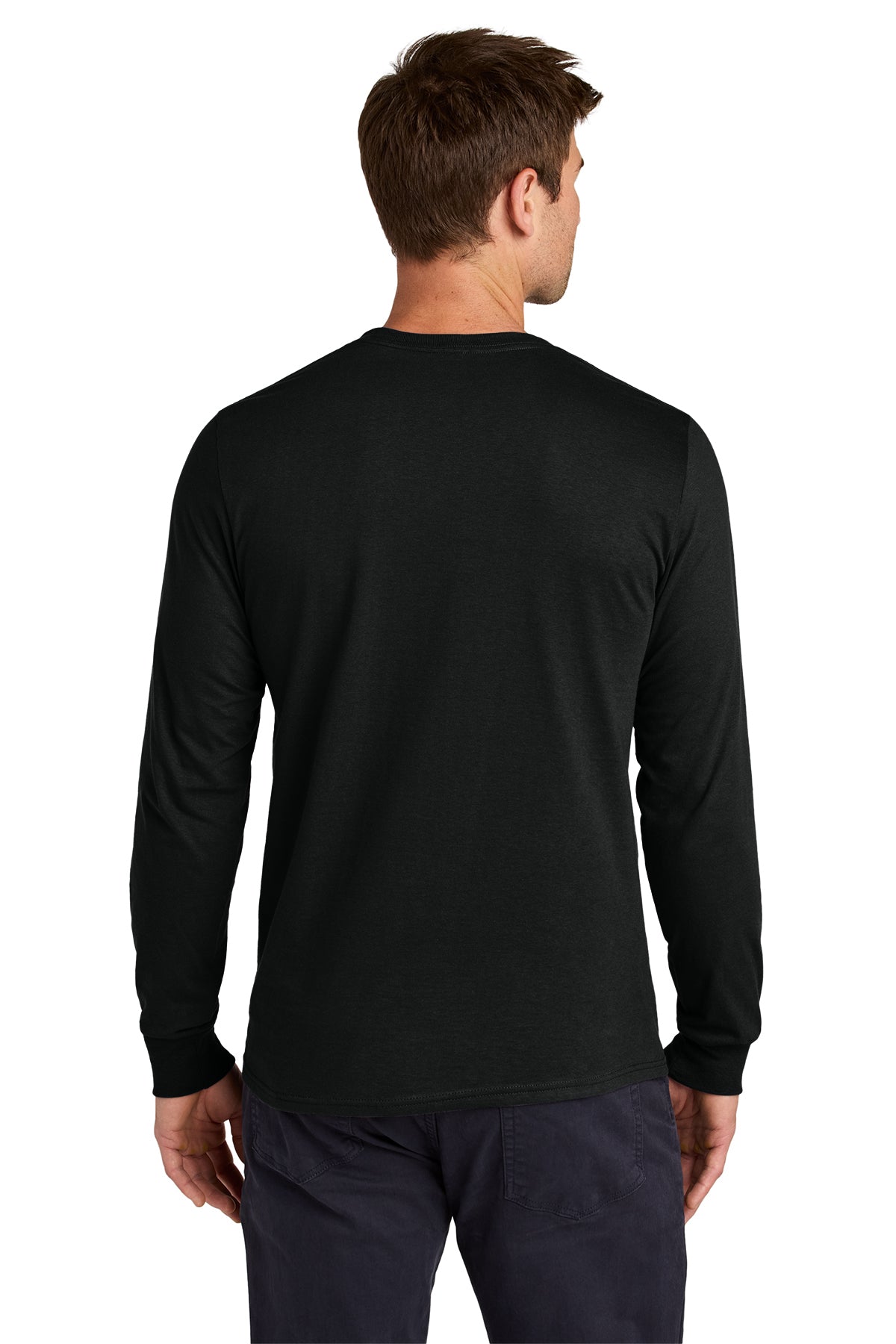 Jerzees Classics Unisex Cotton Long Sleeve Custom T-Shirts, Black