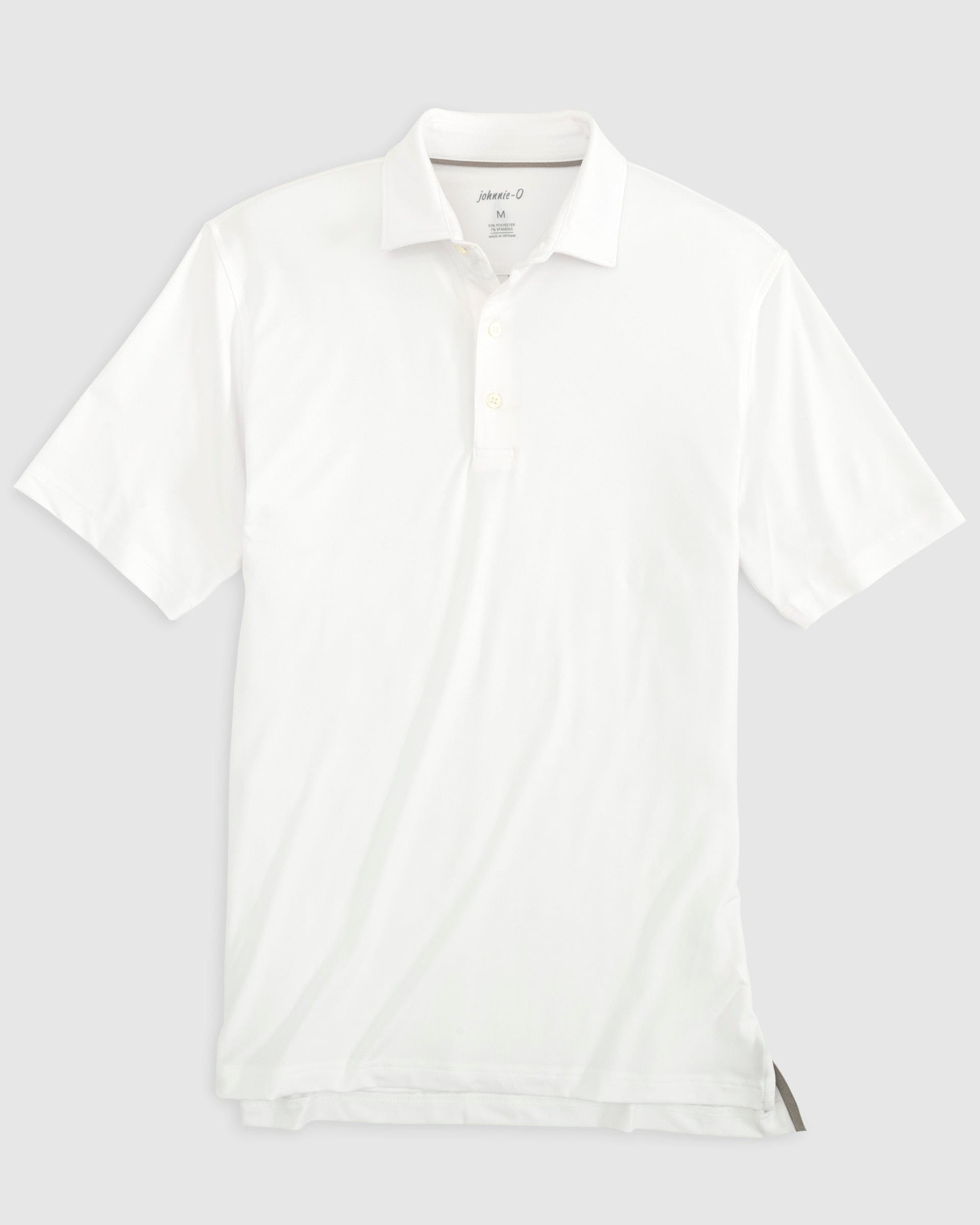 Johnnie-O Birdie Custom Polos, White [Holden Richardson]
