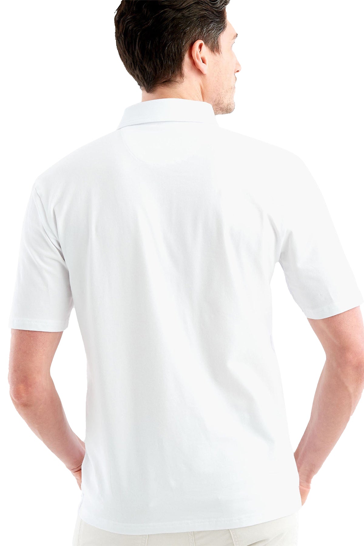 Johnnie O The Original 4 Button Custom Polos,  White