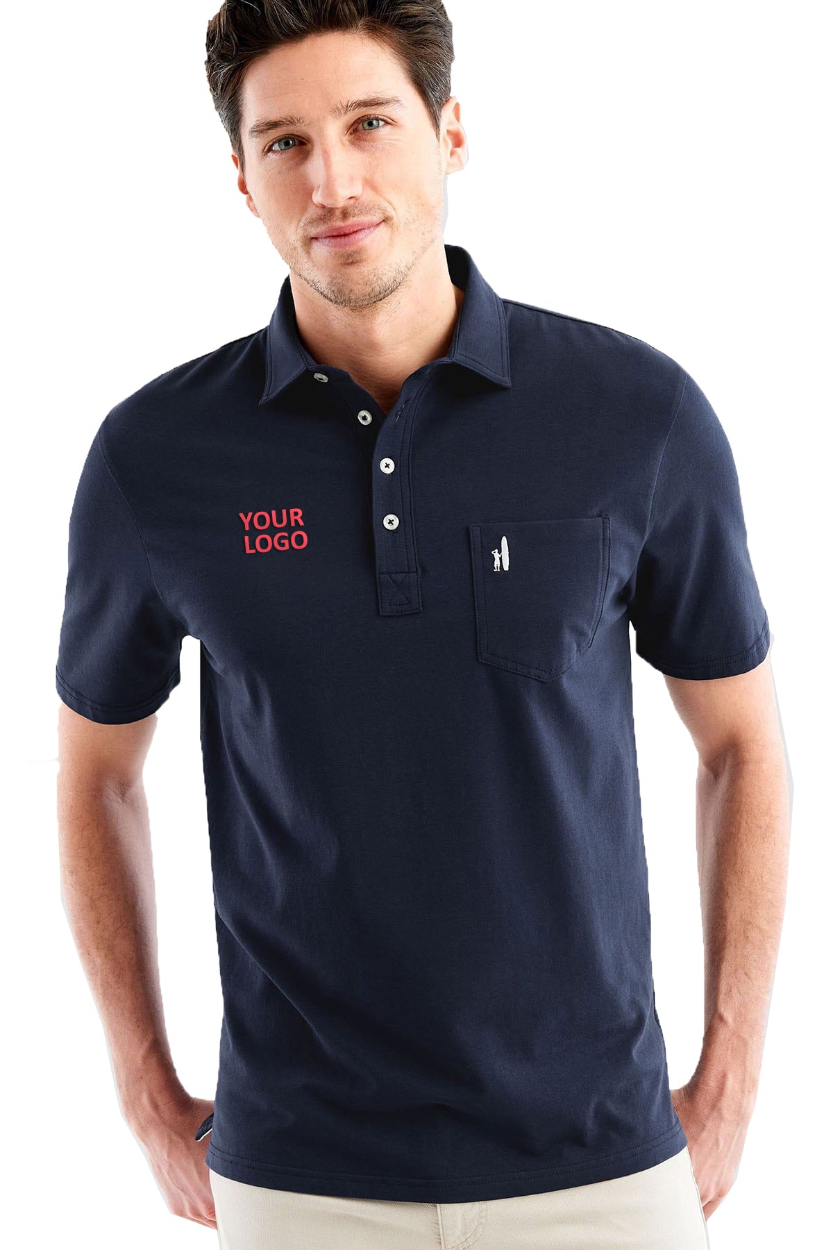 Johnnie O The Original 4 Button Polo JMPO3000 Wake