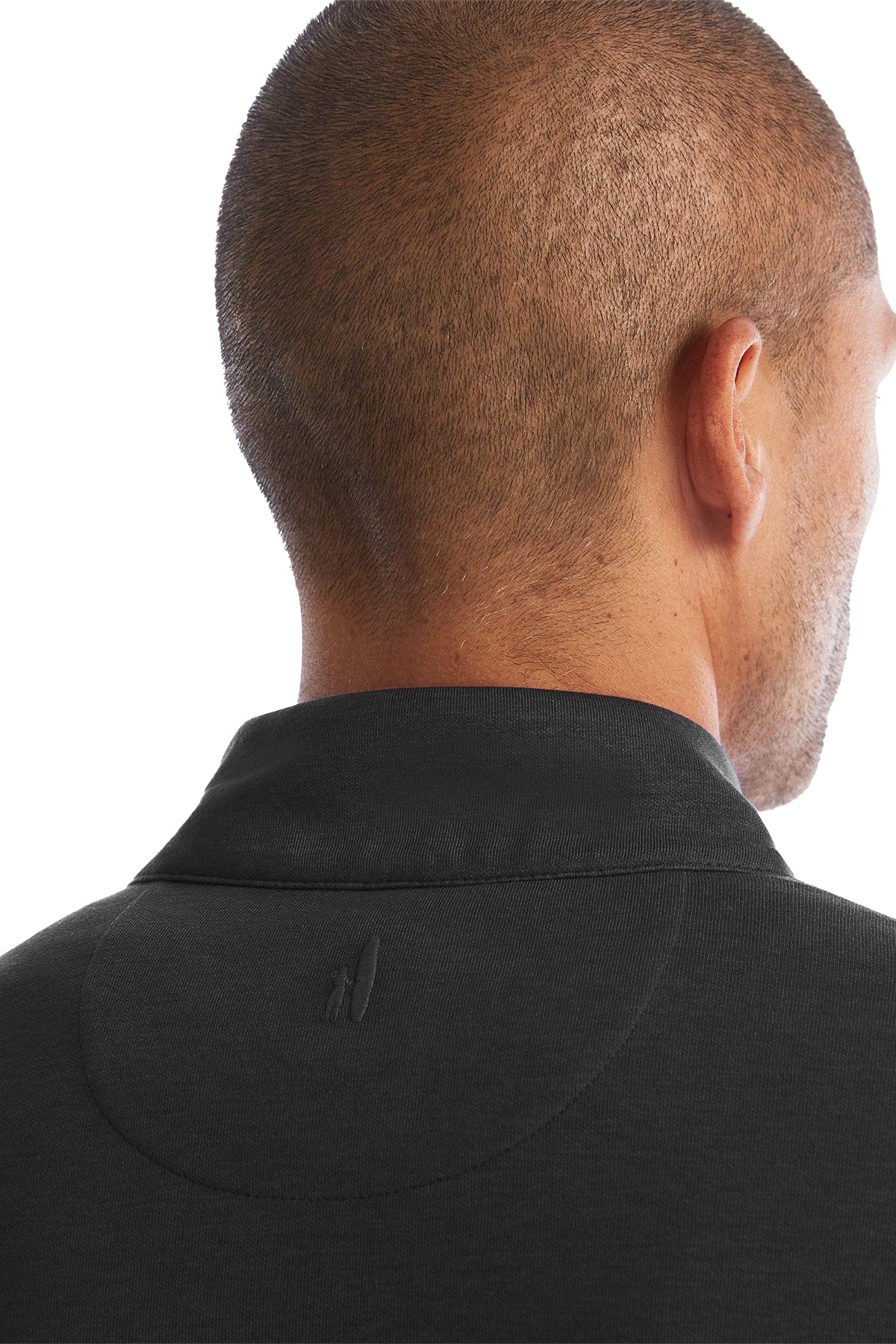 Custom Johnnie O Mens Sully 1/4 Zip Pullover JMKO1460 Black