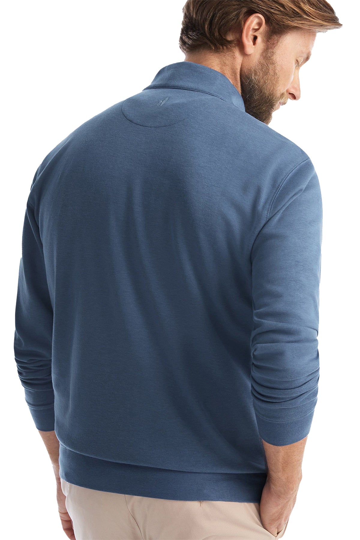 Custom Johnnie O Mens Sully 1/4 Zip Pullover JMKO1460 Helios Blue