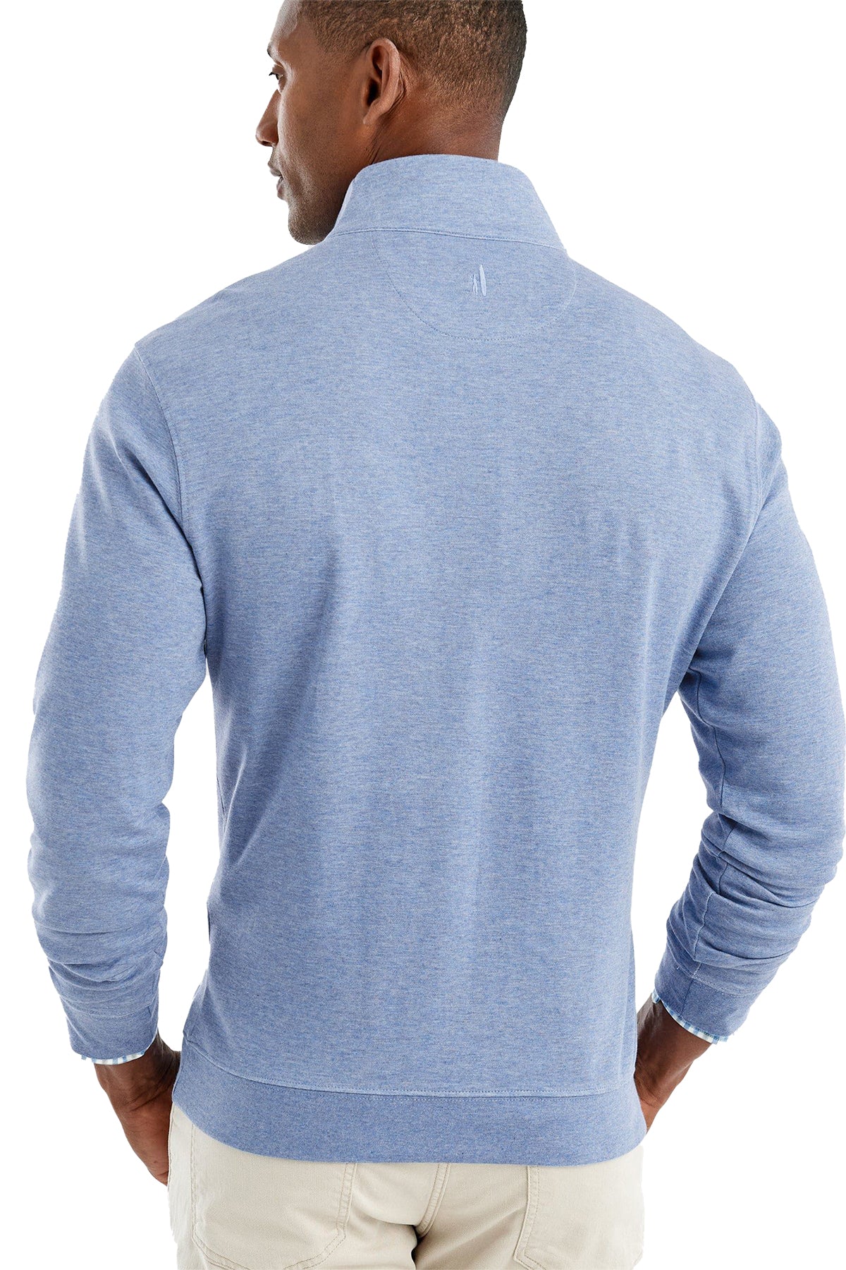 Custom Johnnie O Mens Sully 1/4 Zip Pullover JMKO1460 Laguna Blue