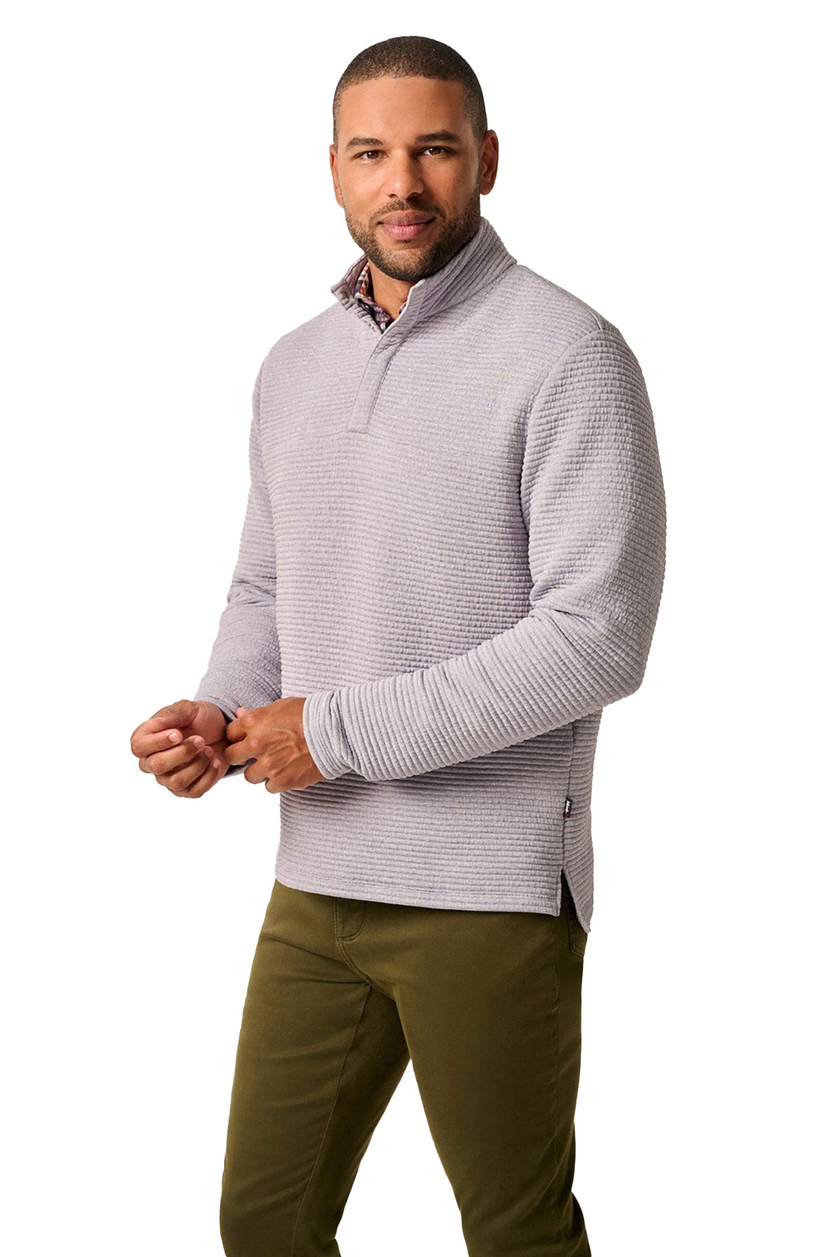 Johnnie O Benjy 1/4 Snap Custom Pullovers, Seal [Testing Gql]