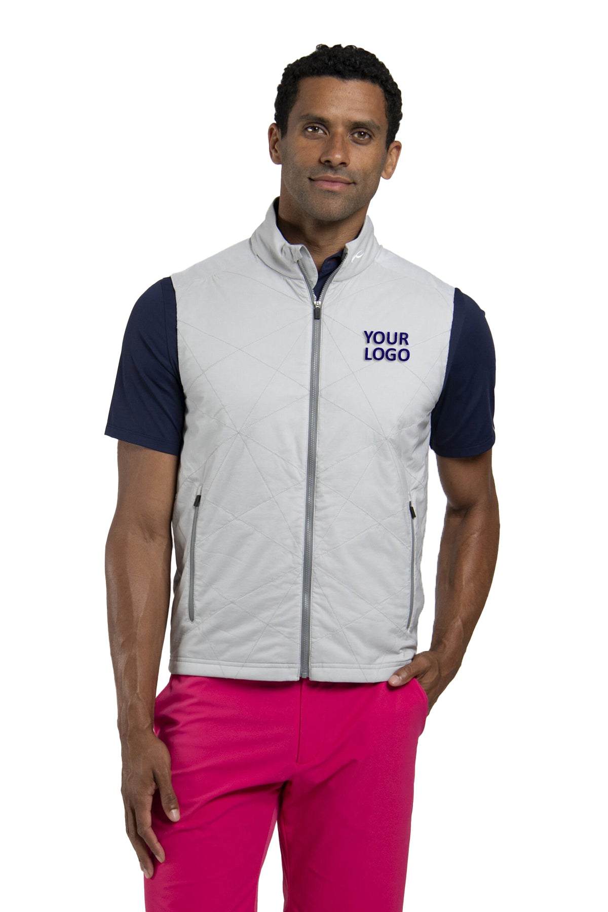 Kjus Retention Custom Vests, Alloy/Pewter