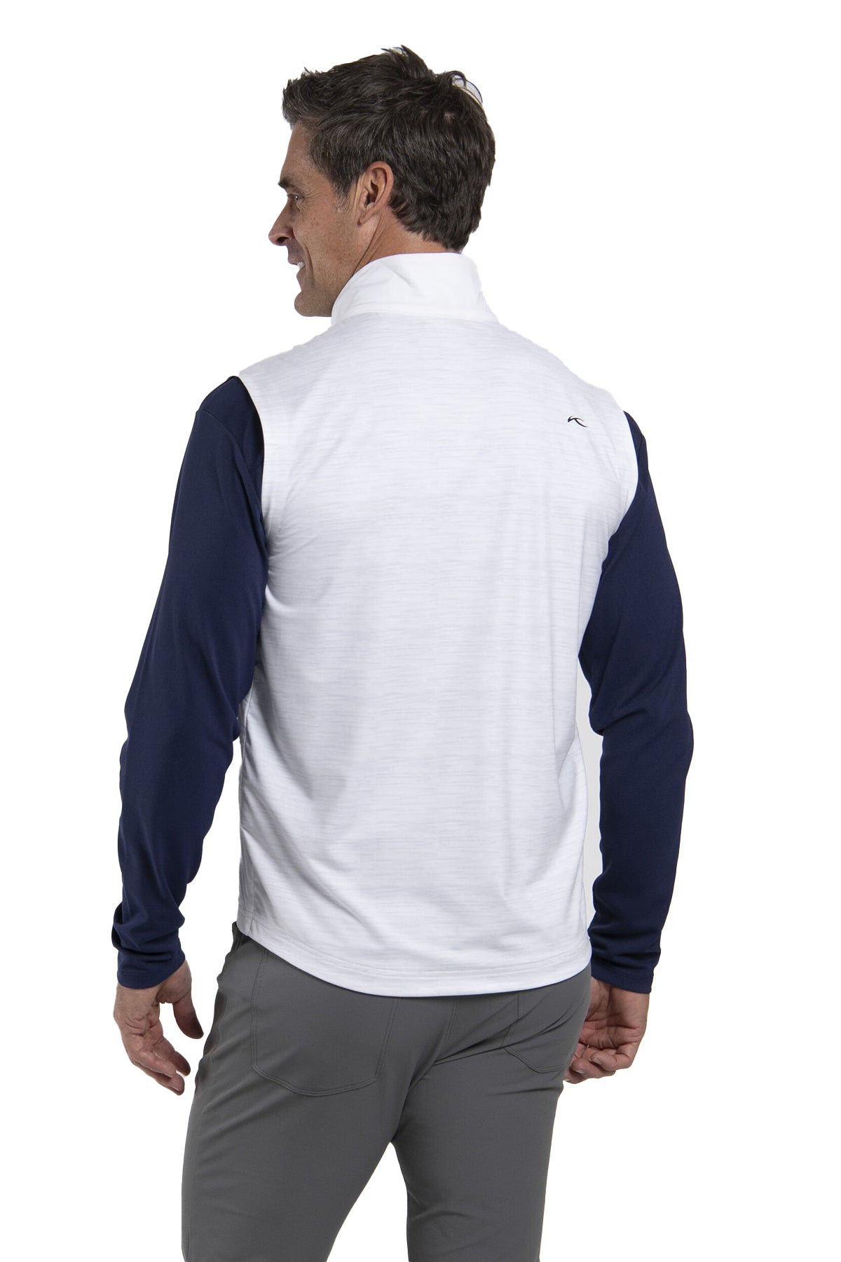 Kjus Retention Custom Vests, White Melange/White