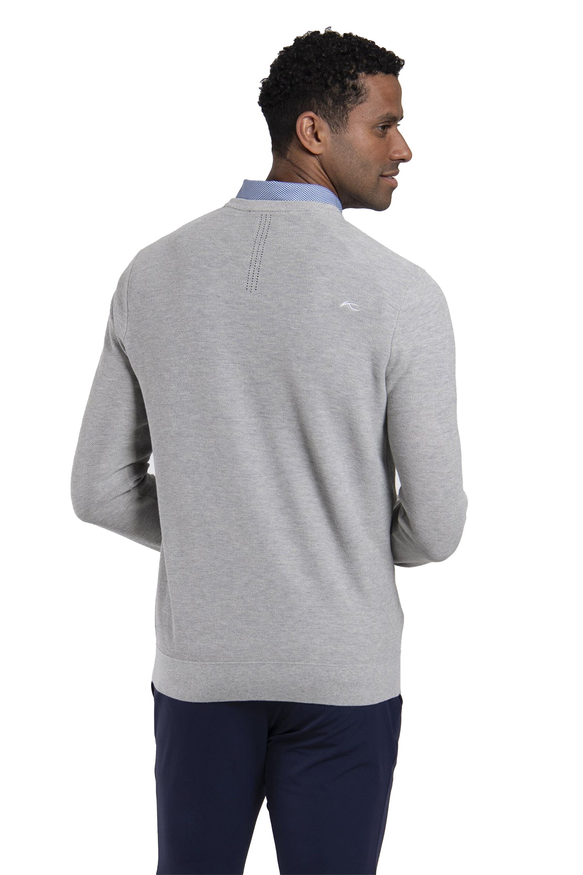 Kjus Crew Neck Custom Sweaters, Alloy