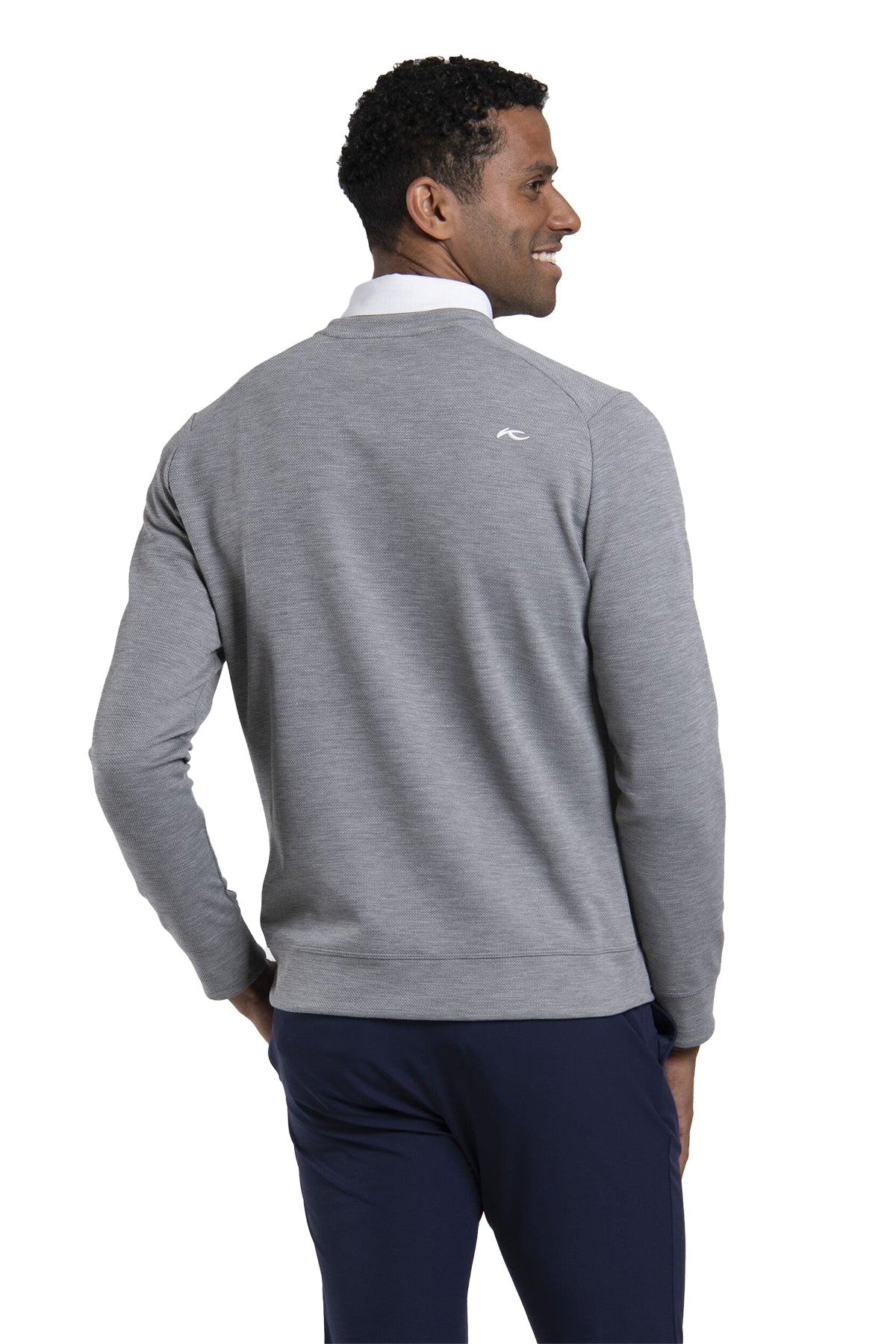 Kjus Essentials Custom Crew Necks, Pewter