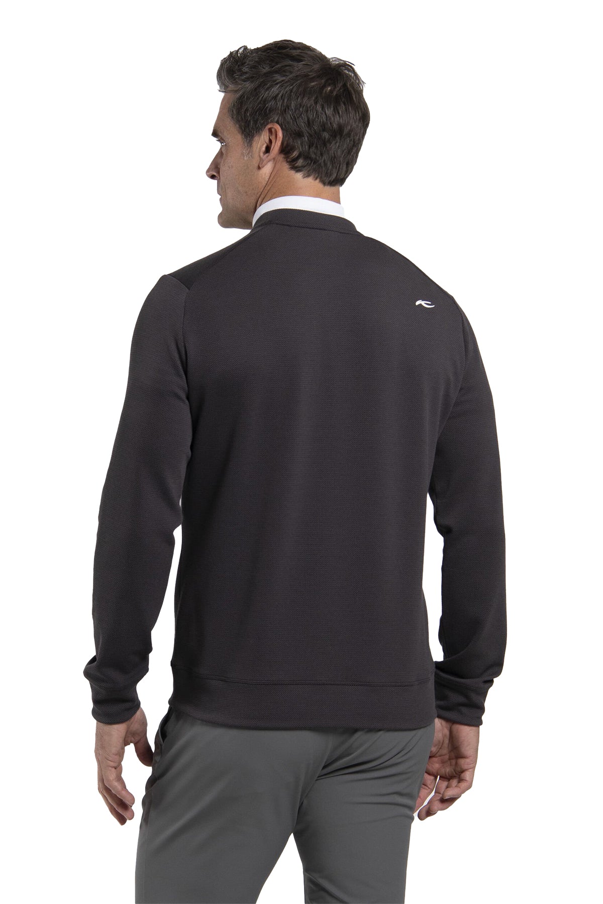 Kjus Essentials Custom Crew Necks, Espresso/Black