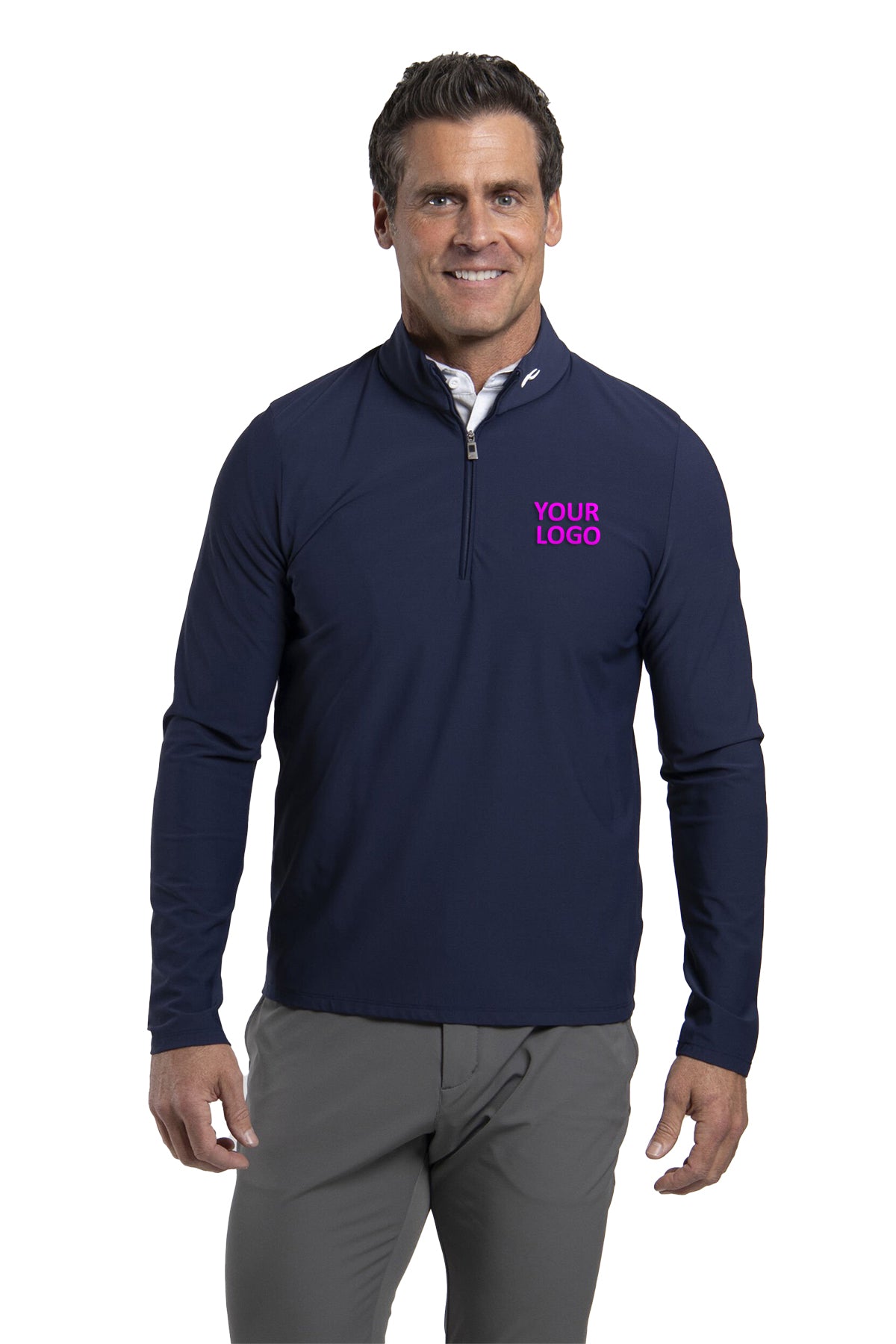 Kjus Shift Midlayer Custom Half-Zips, Atlanta Blue