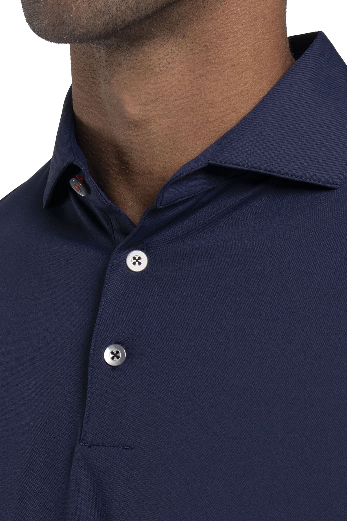 Kjus Cool Point Custom Long Sleeve Polos, Atlanta Blue