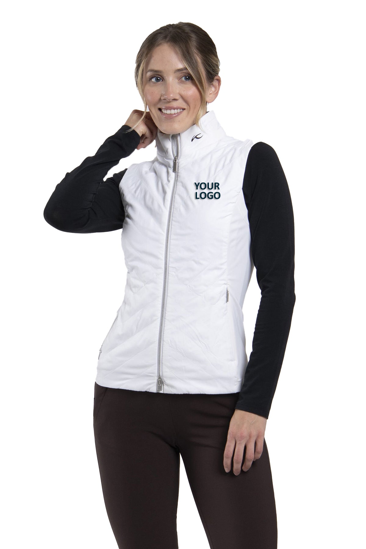 Kjus Women's Retention Custom Vests, White