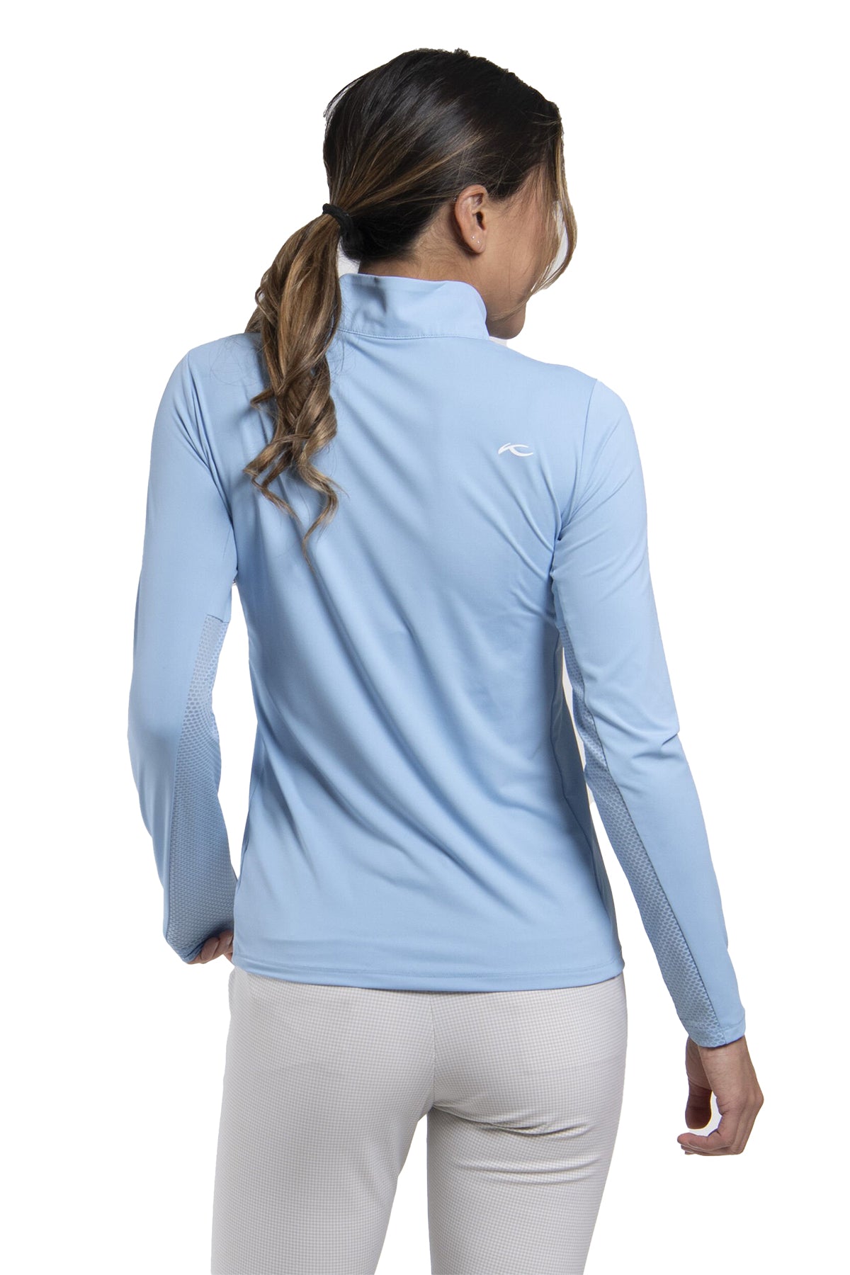Kjus Women's Sunshine Sport Custom Half-Zips, Vapor Blue