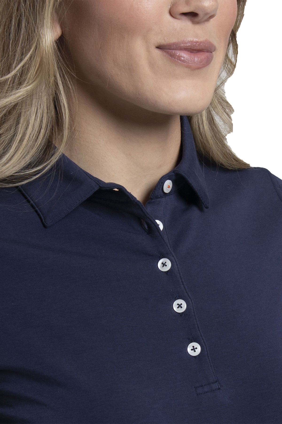 Kjus Women's Hollow Pima Custom Polos, Atlanta Blue