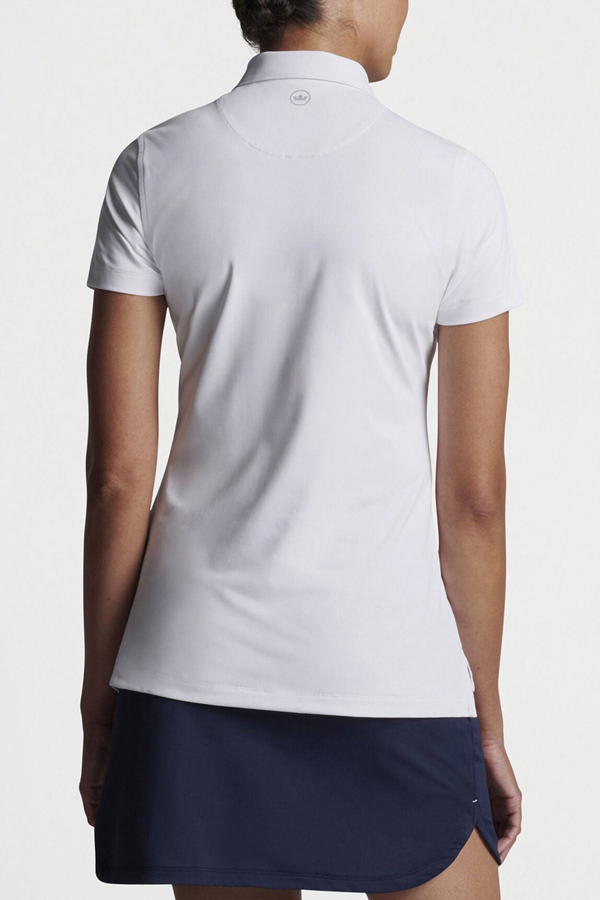 Peter Millar Womens Button Polo, White [Lane & Waterman]