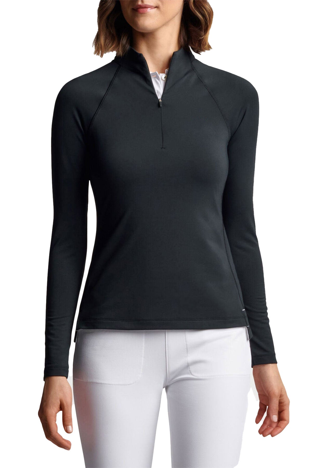 Branded Peter Millar Women's Sleeve Perth Layer Quarter-Zip